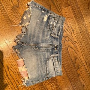 boyfriend cutoff ralph lauren jean shorts